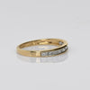 Channel Set Diamond Band 1/5cttw 14k Yellow Gold Ring