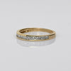 Channel Set Diamond Band 1/5cttw 14k Yellow Gold Ring