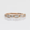 Diamond 14k Rose Gold Band
