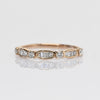 Diamond 14k Rose Gold Band