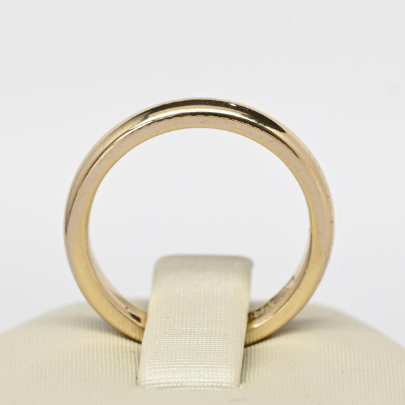 Vintage Warren 18k Yellow Gold Ring 2.5mm Wedding Band