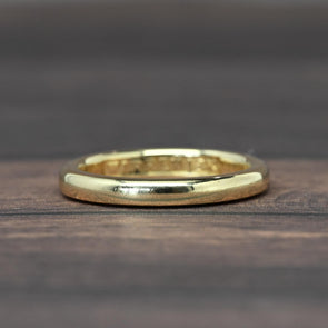 Vintage Warren 18k Yellow Gold Ring 2.5mm Wedding Band
