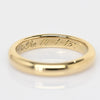 1913 Antique 3.75mm Wedding Band 14K Yellow Gold Ring Dated 10-1-13