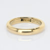 1913 Antique 3.75mm Wedding Band 14K Yellow Gold Ring Dated 10-1-13