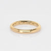 1920 Antique 3mm Wedding Band 18K Yellow Gold Ring Dated 9-14-20