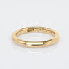 1920 Antique 3mm Wedding Band 18K Yellow Gold Ring Dated 9-14-20