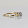 Retro 1/2ctw Old Euro Cut Diamond Solitaire Yellow Gold Vintage Engagement Ring