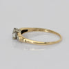 Retro 1/2ctw Old Euro Cut Diamond Solitaire Yellow Gold Vintage Engagement Ring