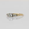 Retro 1/2ctw Old Euro Cut Diamond Solitaire Yellow Gold Vintage Engagement Ring