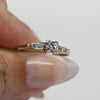 Retro 1/2ctw Old Euro Cut Diamond Solitaire Yellow Gold Vintage Engagement Ring