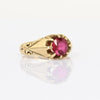 Ruby Belcher Solitaire 14k Yellow Gold Ring
