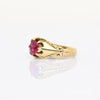 Ruby Belcher Solitaire 14k Yellow Gold Ring