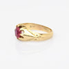 Ruby Belcher Solitaire 14k Yellow Gold Ring