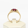 Ruby Belcher Solitaire 14k Yellow Gold Ring