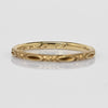 1922 Antique Art Deco Wedding Band 14k Yellow Gold Ring Sz 6
