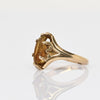 Victorian Spessartite Garnet Orange Oval Yellow Gold Ring
