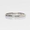 Art Deco 2mm Wedding Band 18k White Gold Ring sz 6