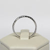Art Deco 2mm Wedding Band 18k White Gold Ring sz 6