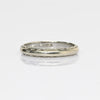 Vintage Art Carved 14k White Gold Band sz 5.5