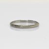 Belais Art Deco Chevron Wedding Band 18K White Gold Ring sz 10