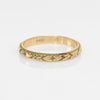 Vintage 14k Yellow Gold Wedding Band sz 4.25