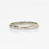 1925 Belais Art Deco Wedding Band 18k White Gold Ring Dated 6-27-25