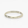 1925 Belais Art Deco Wedding Band 18k White Gold Ring Dated 6-27-25