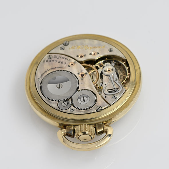 Elgin 21 Jewel B W Raymond Grade 478 16s Star 10k RGP Case Railroad Pocket Watch