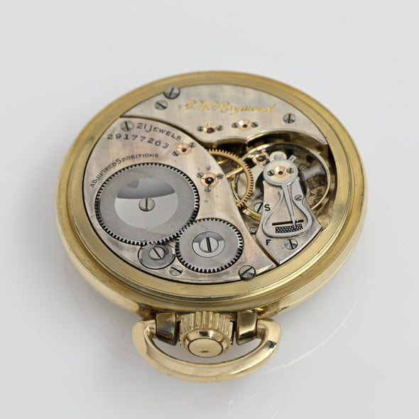 Elgin 21 Jewel B W Raymond Grade 478 16s Star 10k RGP Case Railroad Pocket Watch