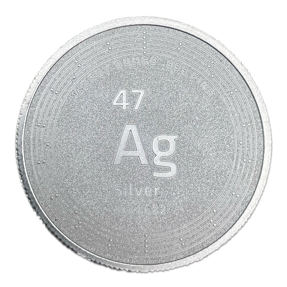 Elemetal ½ oz Fractional Silver Round