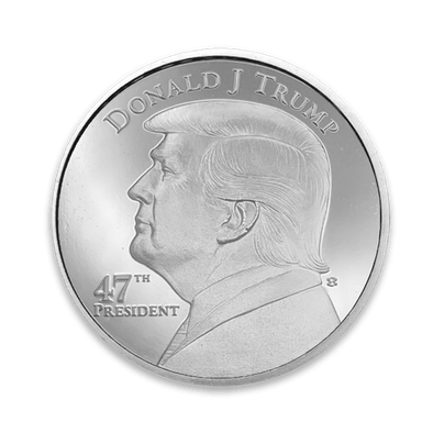 Trump 47th President Silver Round