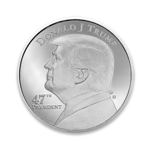 Trump 47th President Silver Round