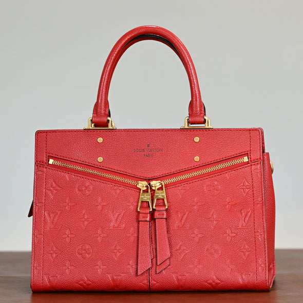 Louis Vuitton Monogram Empreinte Sully PM Scarlet