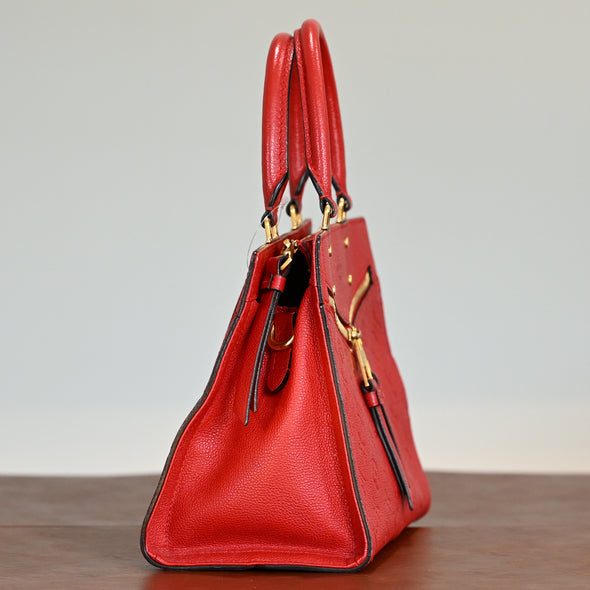 Louis Vuitton Monogram Empreinte Sully PM Scarlet