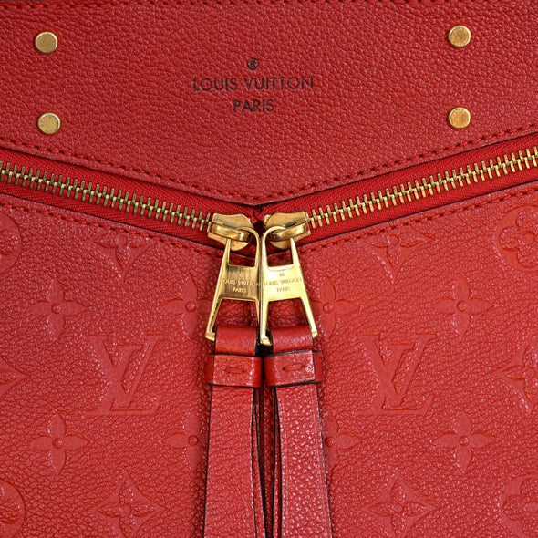 Louis Vuitton Monogram Empreinte Sully PM Scarlet