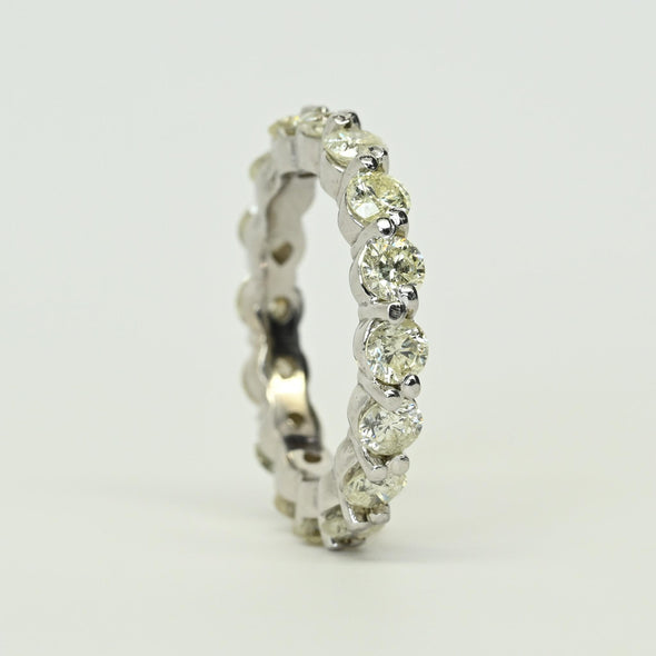 New 2.75ctw Round Brilliant Diamond Eternity Band - Size 6.5