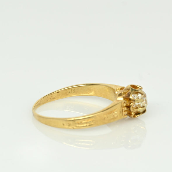 Victorian Buttercup Diamond Ring