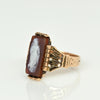 Victorian Cameo Figure 14K Gold Ring