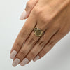 Victorian "DL" Signet Ring