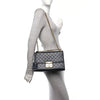 Gucci Guccissima Medium Padlock Shoulder Bag Black