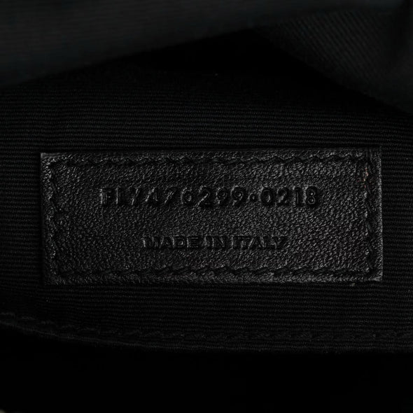 Saint Laurent Lambskin Monogram Small Lou Camera Bag Asphalt
