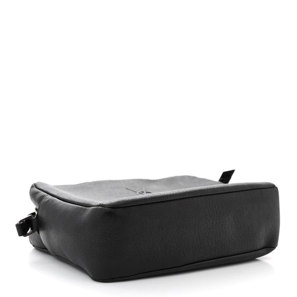 Saint Laurent Lambskin Monogram Small Lou Camera Bag Asphalt