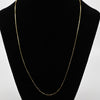 Box Link Gold Over Silver Vermeil 20" Chain