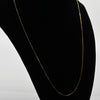 Box Link Gold Over Silver Vermeil 20" Chain