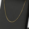 Box Link Gold Over Silver Vermeil 20" Chain
