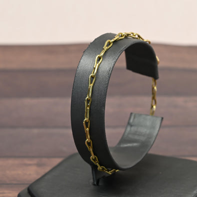 Vintage Designer Italian Uno-A-Erre 18K Chain Link Bracelet