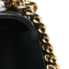 Gucci Guccissima Medium Padlock Shoulder Bag Black