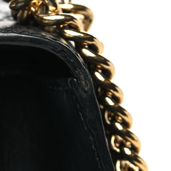 Gucci Guccissima Medium Padlock Shoulder Bag Black