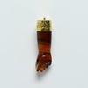 Vintage Agate Figa 18K Yellow Gold Charm Pendant