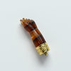 Vintage Agate Figa 18K Yellow Gold Charm Pendant